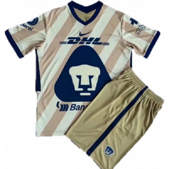 Camisola Pumas UNAM Criança Equipamento Terceiro 2021-2022 Manga Curta
